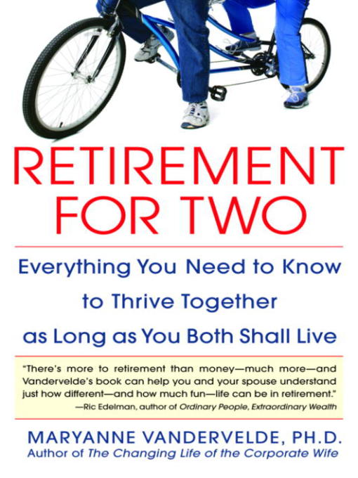 Title details for Retirement for Two by Maryanne Vandervelde - Wait list